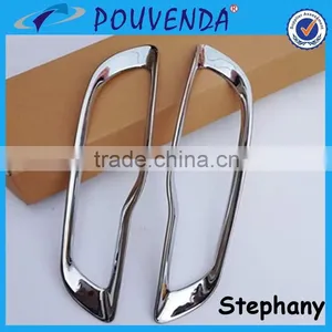 Replacement Rear Chrome Fog Lamp Fog Light Cover for 2014 JEEP Cherokee Accessorios thumbnail-2