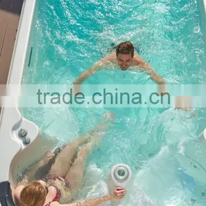 Large Outdoor Spa Pool Acrylic Massage Whirlpool Swim Spa Whirlpool Pool Spa Hot Tub thumbnail-1