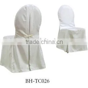 High Quality White Banquet Chair Cover thumbnail-1