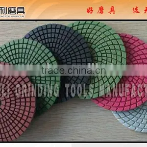 Flexible Resin Wet Diamond Polishing Pads for (glass/tile/hard Metals/concrete,stones) thumbnail-1