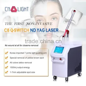 Brown Age Spots Removal Big Spot Size Professional Q-switch ND Nd Yag Laser Machine YAG Laser Medical Tattoo Removal / Q-switched Nd Yag Laser thumbnail-2
