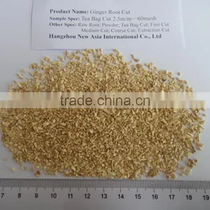 100% Natural Chinese Herb Medicine Dried Ginger Root Slices and Cut thumbnail-1