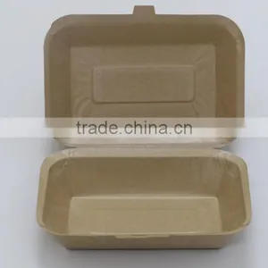 Unbleached Disposable Heat Proof Paper Food Packing Box thumbnail-2