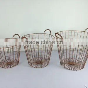 3 Pcs Wire Basket Set thumbnail-1