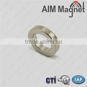Sintered Ndfeb Ring N45 Ni Coating Magnets thumbnail-1