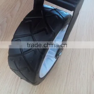 Wide Wheel Plastic Rim PU Wheel for Folding Wagon thumbnail-4