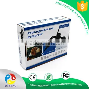 998DR 300m Rechargeable With 100lv Level Shock Vibra Waterproof LCD Pet Dog Training Collar thumbnail-1