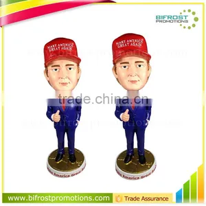 Great Sale 2017 Resin Cartoon Doll Donald Trump Bobble Head thumbnail-1