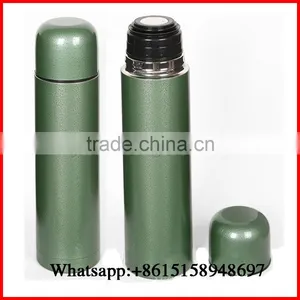 Stainless Steel Double Wall Thermo Flask With Straw Handle 1000ml Portable Thermos Jug Bottle OEM Welcomed thumbnail-3