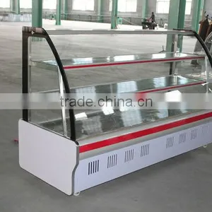 Manufactory High Quality Tempered Glass Commercial Display Cake Refrigerator Showcase thumbnail-4