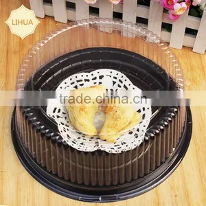 Clear Disposable Plastic Cake Container Box Accept Custom thumbnail-1