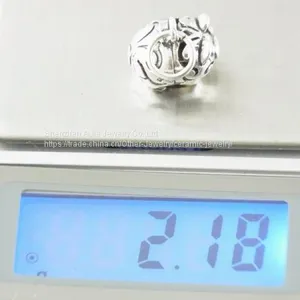 DIY Ювелирные изделия с свинцом в виде бусин на серебряной основе 925 для браслета thumbnail-2