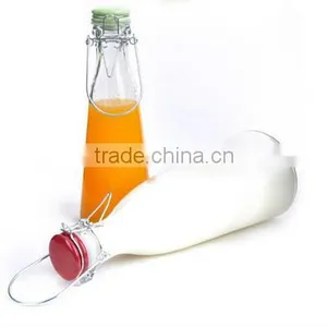 Glass Swing Top Spices Square Round Bottle(HLTH-L020) thumbnail-4
