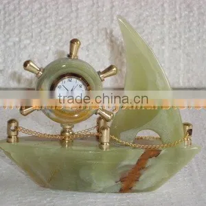 Buy Cheap Long Life New Selling Attractive Style CLOCKS ONYX MARBLE HANDICRAFTS thumbnail-5