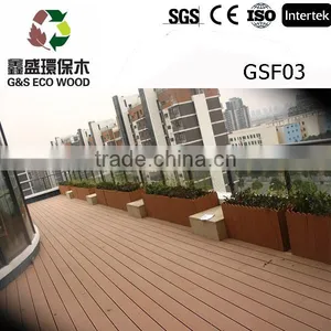 2016 New and Hot Composite WPC Flower Boxes Plastic Wood Planter thumbnail-5