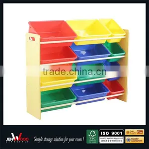 OEM Natural Finish MDF Big Capacity Kids Toy Storage Box thumbnail-1