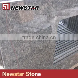 Blue Polished Granite Countertop Metal Countertop Edges thumbnail-5