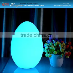 IP68 Mini Decorative Multi Color Changing Modern Hotel Indoor Outdoor Deck Table Led Egg Shape thumbnail-5
