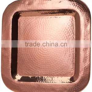 Copper Serving Tray ~ Vintage Copper Tray ~ Antique Copper Tray thumbnail-1