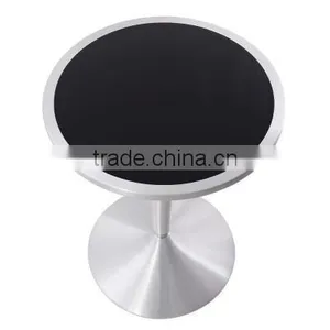 Modern Simple Lift Fashion Round High Bar Table Tempered Glass Coffee Table Home Leisure High Cocktail Table YYB090 thumbnail-3