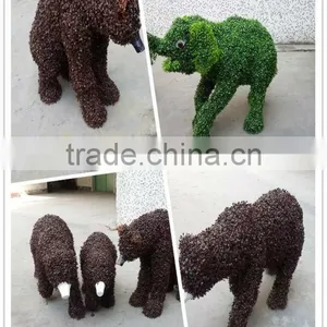 Lifelike Artificial Green Sculpture Simulation Animal thumbnail-1