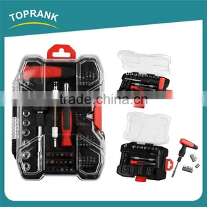 61pcs Small Hand Tool T Handle Ratchet Screwdriver Set thumbnail-1