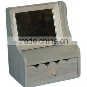 FSC Unfinished Wooden Cabinet for Table Top thumbnail-1
