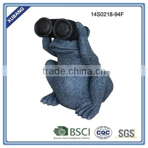 Custom Poly Resin Outdoor Frog Garden Decoration Ornament thumbnail-1
