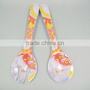 Hot Sale Color Custom Printed Melamine Spoon&fork thumbnail-2
