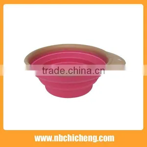 Animal Collapsible Bowls, Silicone Feeding Bowls, Dog Rubber Folding Bowl thumbnail-1