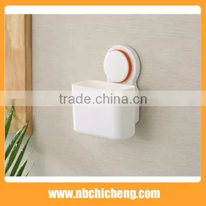 Wall Mounted Storage Holder Plastic Storage Basket Holder thumbnail-1