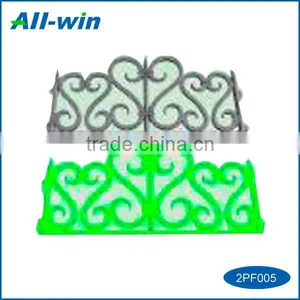Ourdoor Garden Building Use Eco-friendly Cheap Color-fast Colorful Plastic Fence thumbnail-1