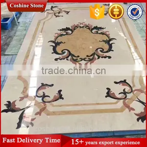 Lobby Flower Waterjet Marble Tiles Design Floor Pattern thumbnail-1
