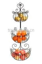 Wedding Fruit Decoration Metal Wire 3 Tier Display Basket thumbnail-4