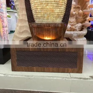 Led Lighting Artificial Resin Water Fountain / Indoor Outdoor Decoration thumbnail-4