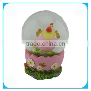 2013 Promotional Resin Snow Globes In Easter thumbnail-1