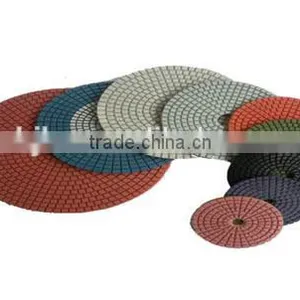 4" Diamond Flexible Dry Polishing Pads With CE ISO/diamond Pads thumbnail-1