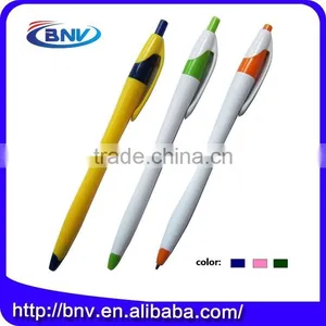 Best Service OEM Colorful Plastic Retractable Ball Pen thumbnail-1