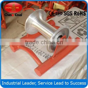 Three Wheels Aluminum Alloy and Nylon Cable Rolling Pulley thumbnail-5