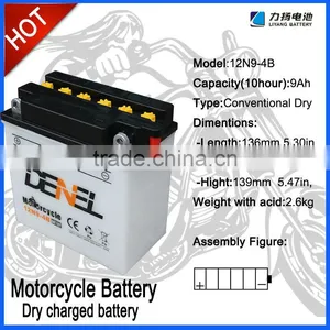 2013 New Style Motorcycle Use Battery,12Volt 9AMP Battery thumbnail-1