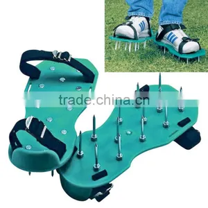 Lawn Loosen The Soil Care Grass Sod Spike Spiked Strap Shoes Garden Tool thumbnail-2
