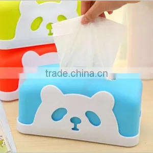 L00003 2017 Panda Style OEM Package Paper Towel Holder Kitchen, Tissue Box Cover Plastic, Wedding Tissue Box thumbnail-1