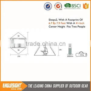 2017 Wholesale Silicon Ultralight Aluminum Pole Camping Tent thumbnail-4