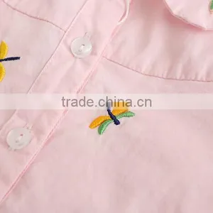 NEW Pictures of Girls Cotton Tops Wholesale Kids Weekday Fashion Back Neck Blouse Designs thumbnail-5