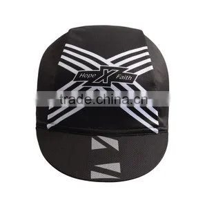 Custom Breathable Bicycle Hat Dry Fit Sublimation Coolmax 100%polyester Blank Cycling Caps Hats Manufacturer thumbnail-4