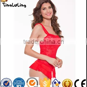 Sexy Lingerie Hot Erotic Lingerie Sexy Dressing Gown Costumes Sleepwear Sexy Babydoll Pajamas for Women Manufactuer thumbnail-5