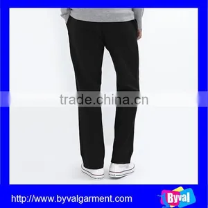 2015 OEM Wholesale Mens Solid Color Sports Gym Trousers With Side & Back Pockets thumbnail-2