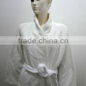 Xxl Delicate Woven Towel Bathrobe thumbnail-1