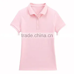 95% Cotton 5% Spandex Wholesale Unbranded Women Cheap Polo Shirts thumbnail-4