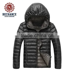 Comfortable Winter Ultralight Down Jacket With Hood High Quality Outdoor Jacket Wholesale thumbnail-3